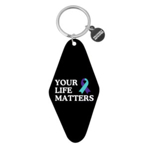 Printed Keychain Your Life Matters, I Am Enough