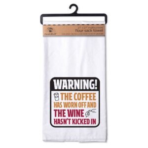 Warning! Flour Sack Towel
